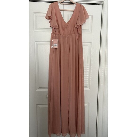 Birdy Grey Pink Wedding Dress - Picture 4 of 6